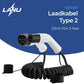 Type 2 Laadkabel Spiraal – 22 kW (32A 3-fase) – Incl. Draagtas