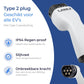 Type 2 Laadkabel Spiraal – 22 kW (32A 3-fase) – Incl. Draagtas