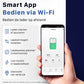 Bedien de thuislader via wifi met de app