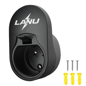 Type 2 Plug Houder – Wandhouder voor EV Laadkabel – Incl. Bevestigingsmateriaal